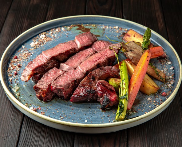 Entrecote with vegetables