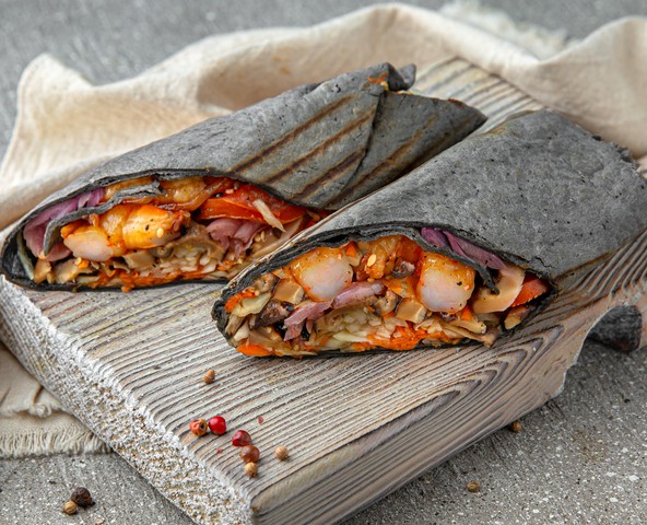 Asian Shrimp Wrap