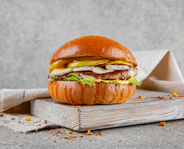 Apple Brie Burger