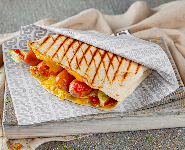 Tortilla chicken wurst