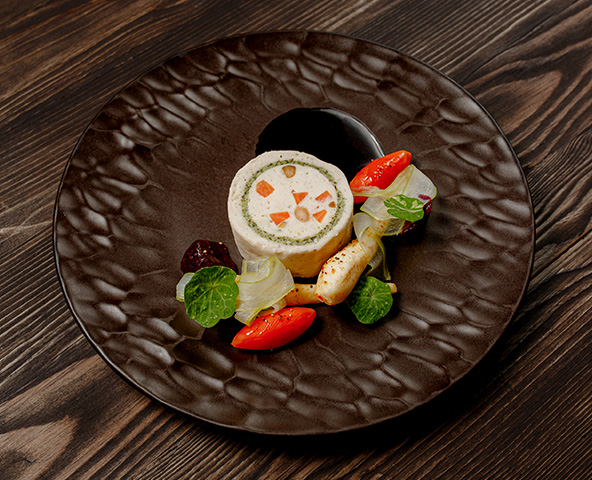 Террин из индейки с корнеплодами