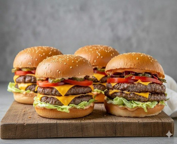 Combo Double Cheeseburger 3+1