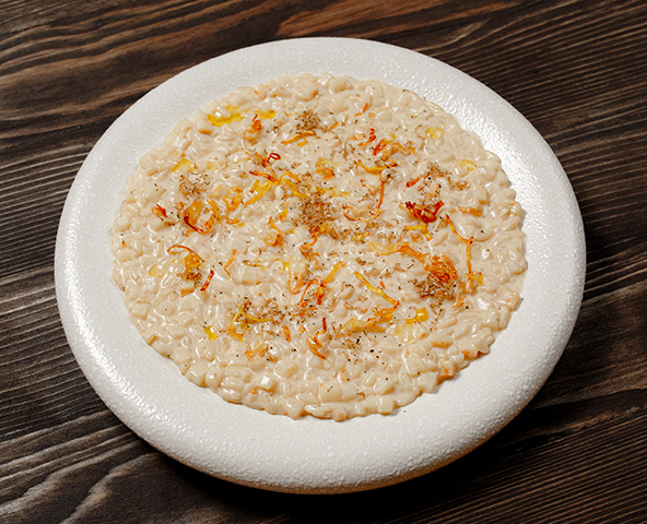 Ризотто из корня сельдерея с трюфелем