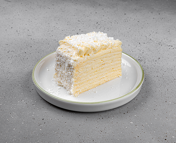 Napoleon cake with coconut